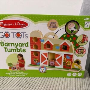 Melissa & Doug Colorful Barnyard Tumble Toy